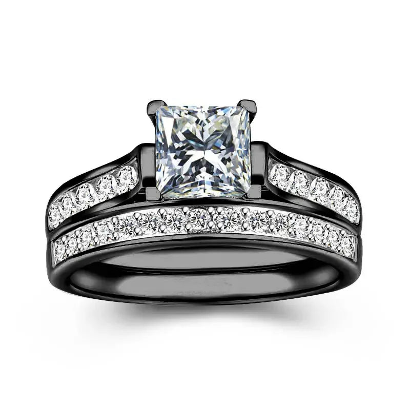 Couple Dragon Ring Set