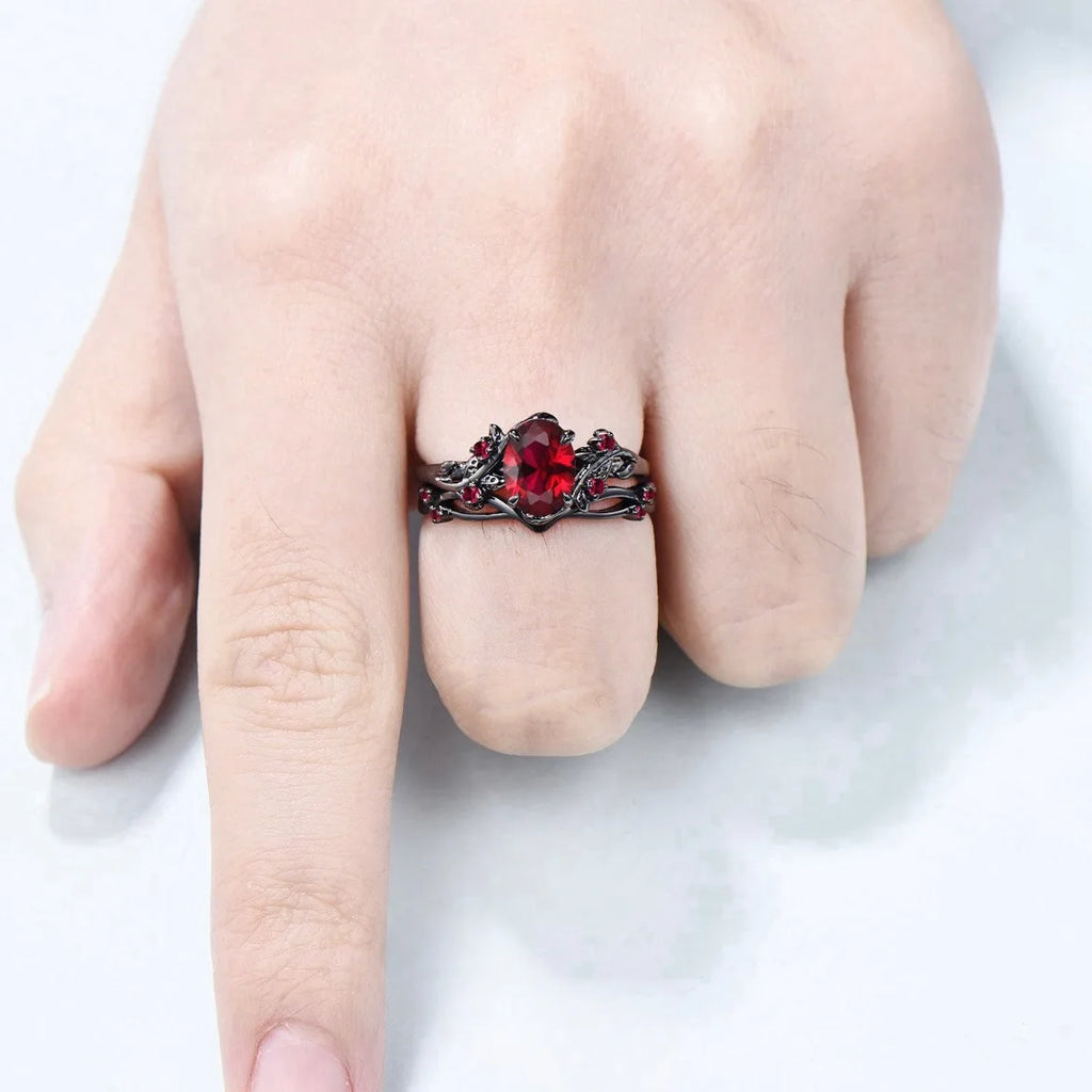 Couple Dragon Ring Set