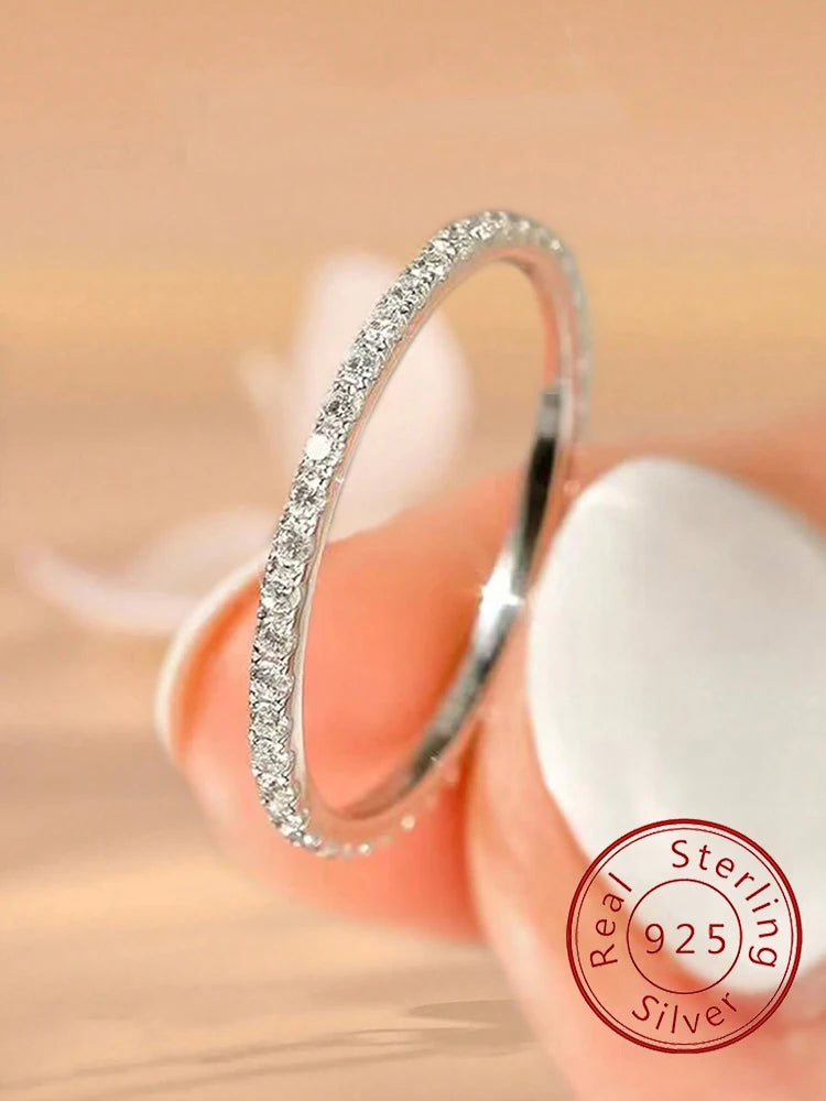 925 Silver Zircon Ring