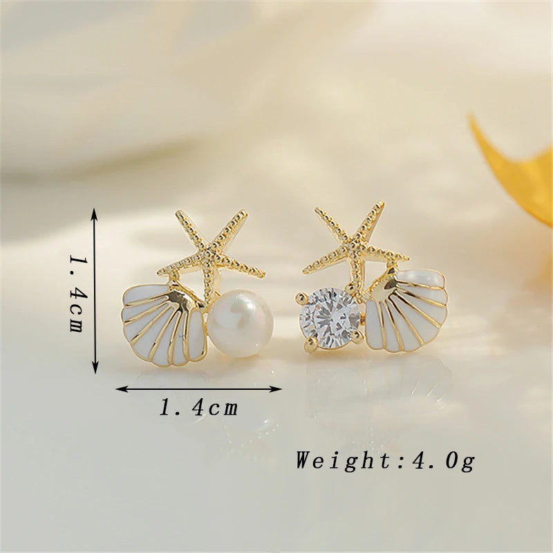 Pearl Star Bloom Earrings