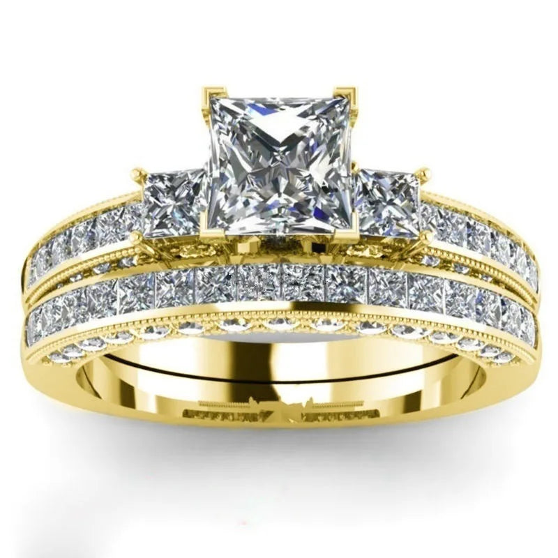 Couple Dragon Ring Set