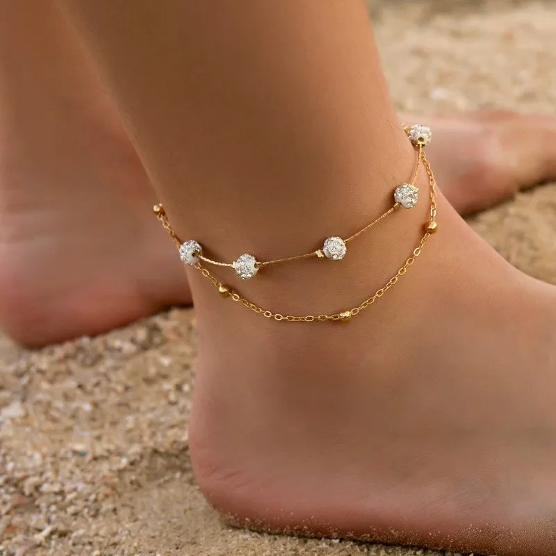 Luxury Rhinestone Anklet