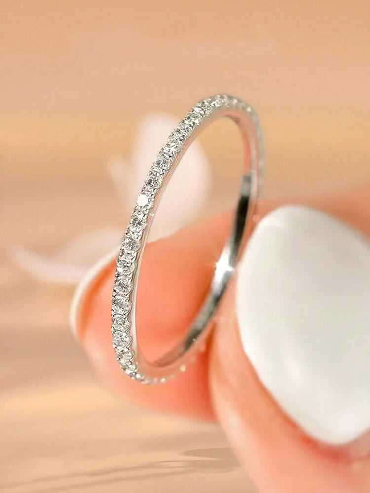 925 Silver Zircon Ring