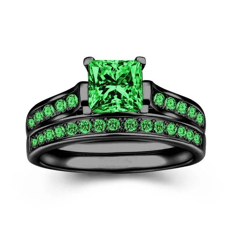 Couple Dragon Ring Set