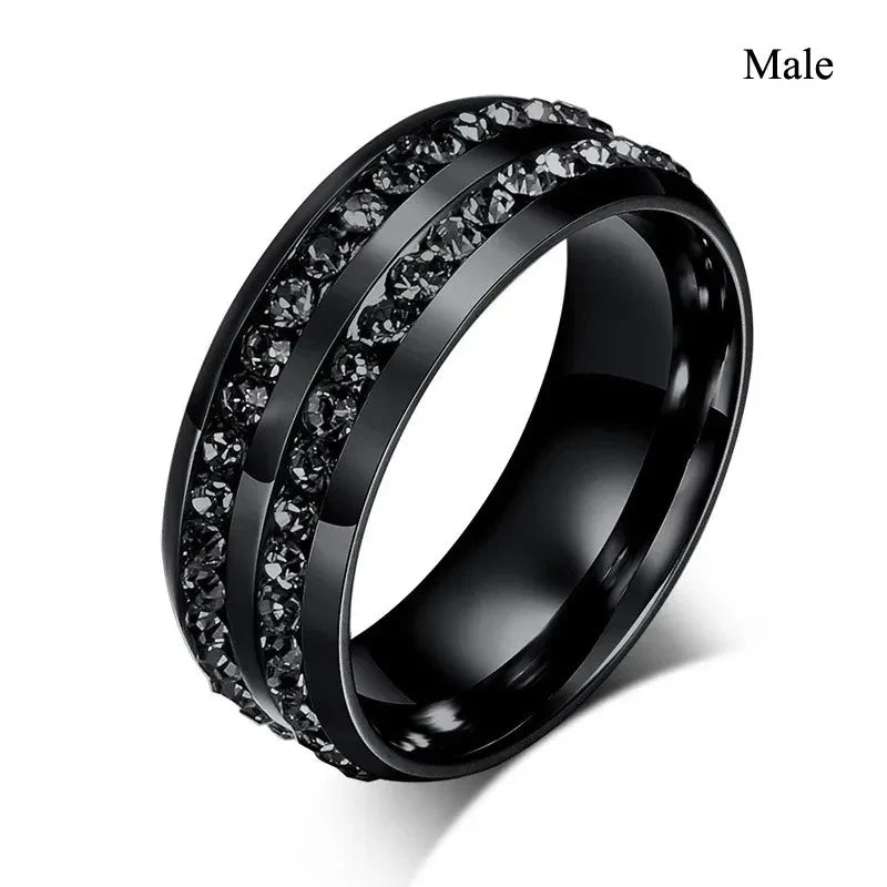 Couple Dragon Ring Set