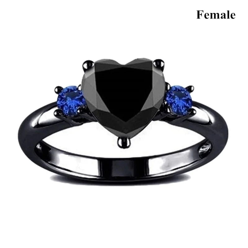 Couple Dragon Ring Set