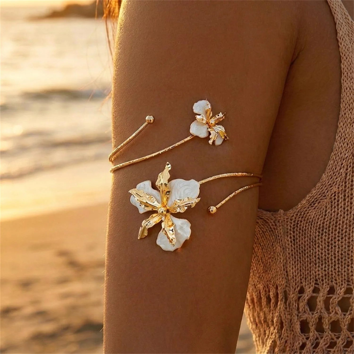 Boho Flower Armlet