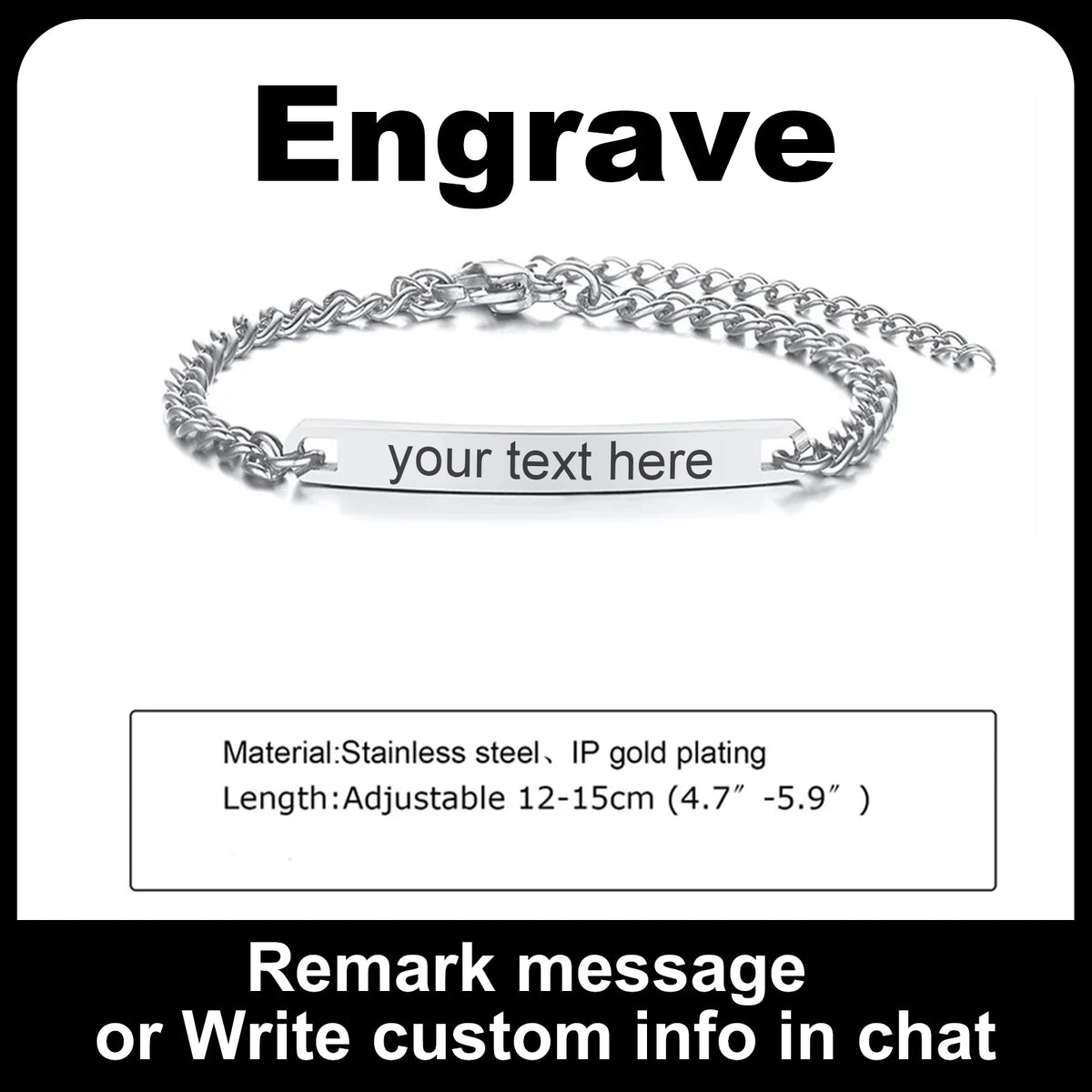 Custom Heart Name Bracelet