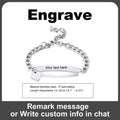 Custom Heart Name Bracelet