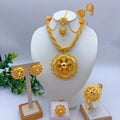 Royal Ethiopian-Inspired Gold-Plated Jewelry Set (6 PCS)
