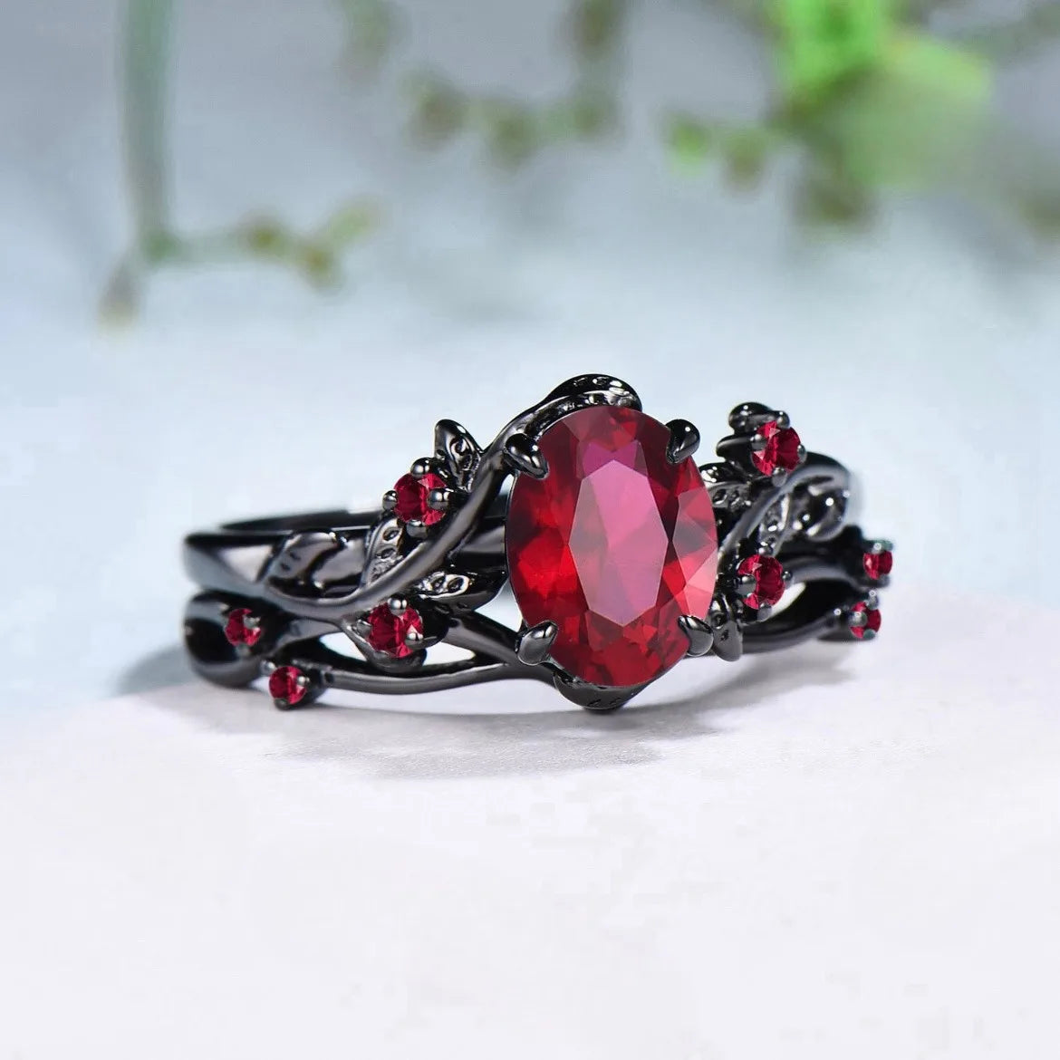 Couple Dragon Ring Set