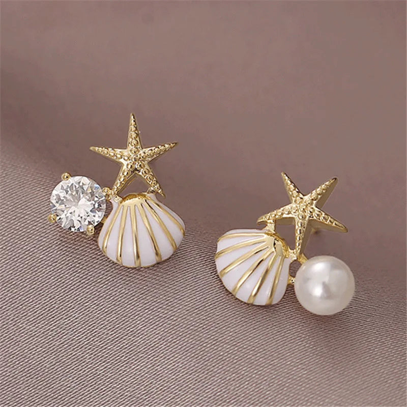 Pearl Star Bloom Earrings