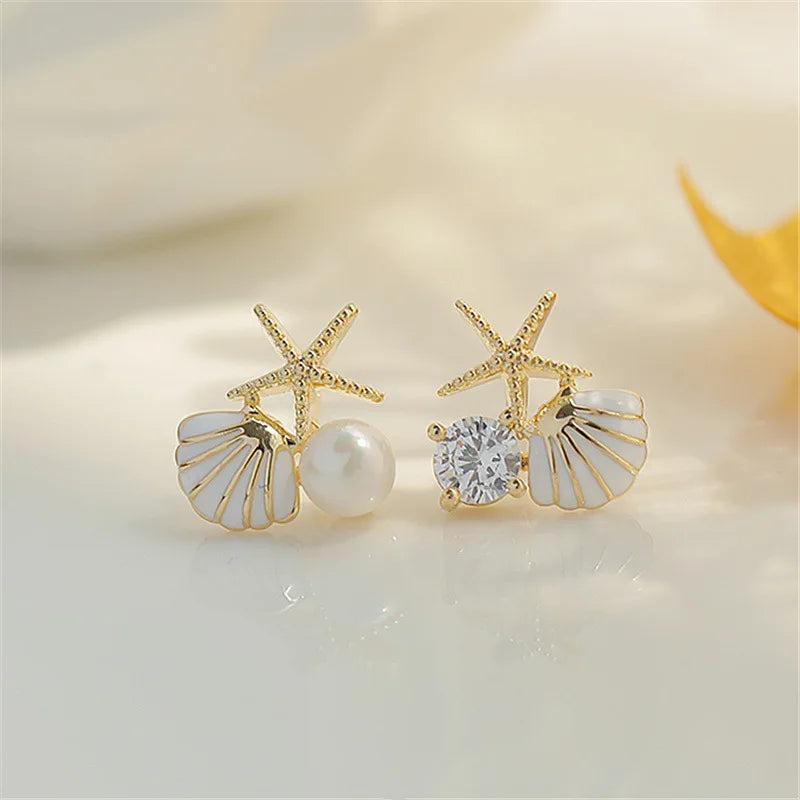 Pearl Star Bloom Earrings