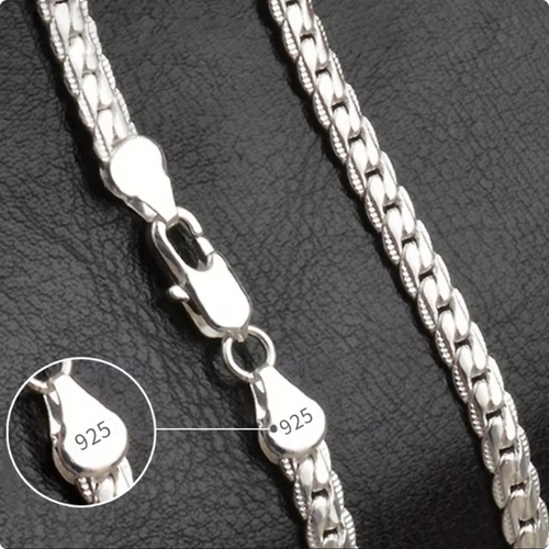 6mm Sideways Chain Necklace