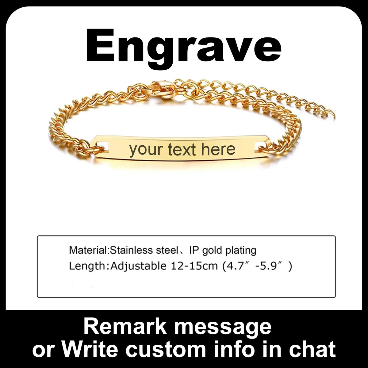 Custom Heart Name Bracelet