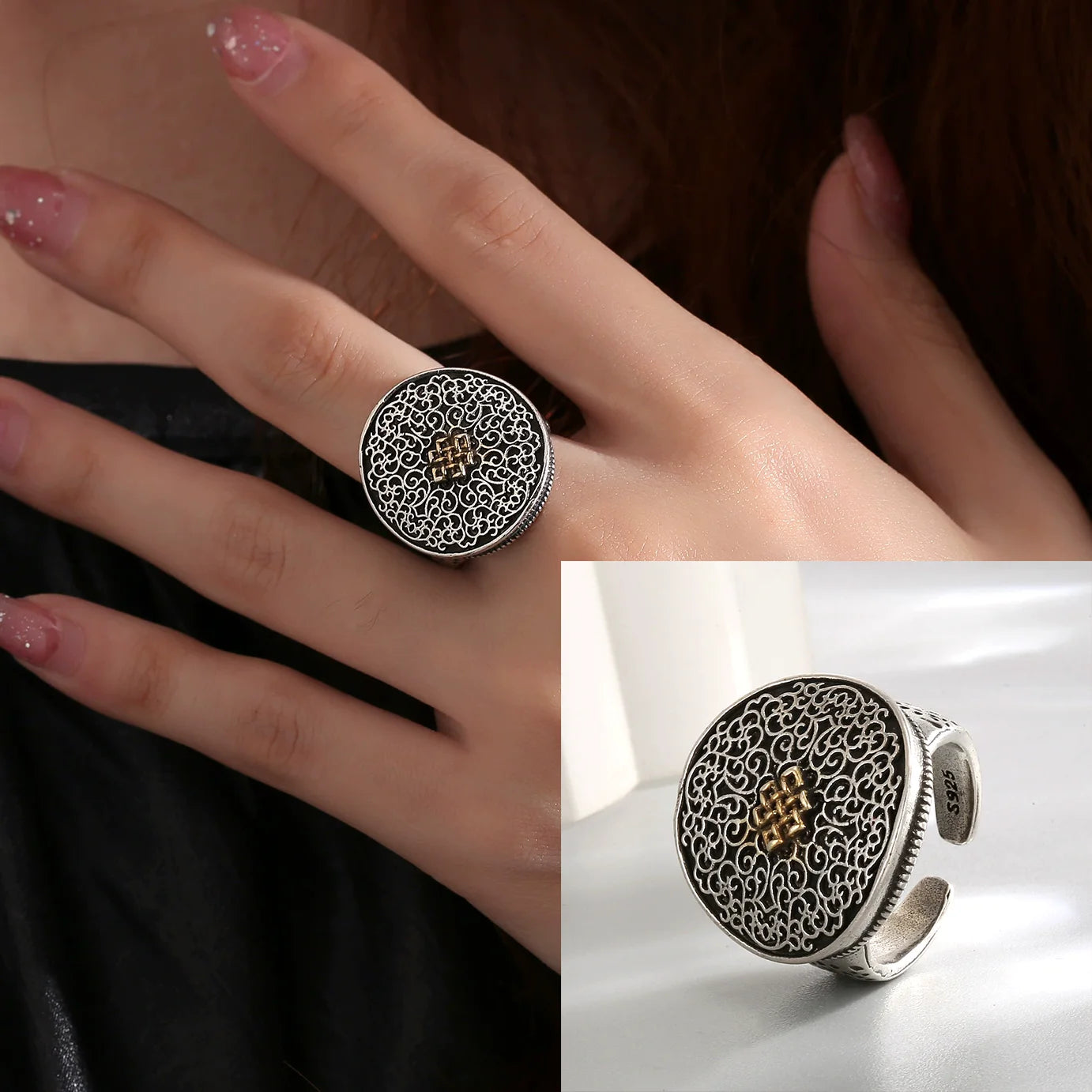 925 Vintage Silver Ring