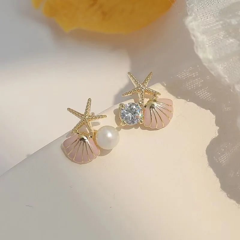 Pearl Star Bloom Earrings