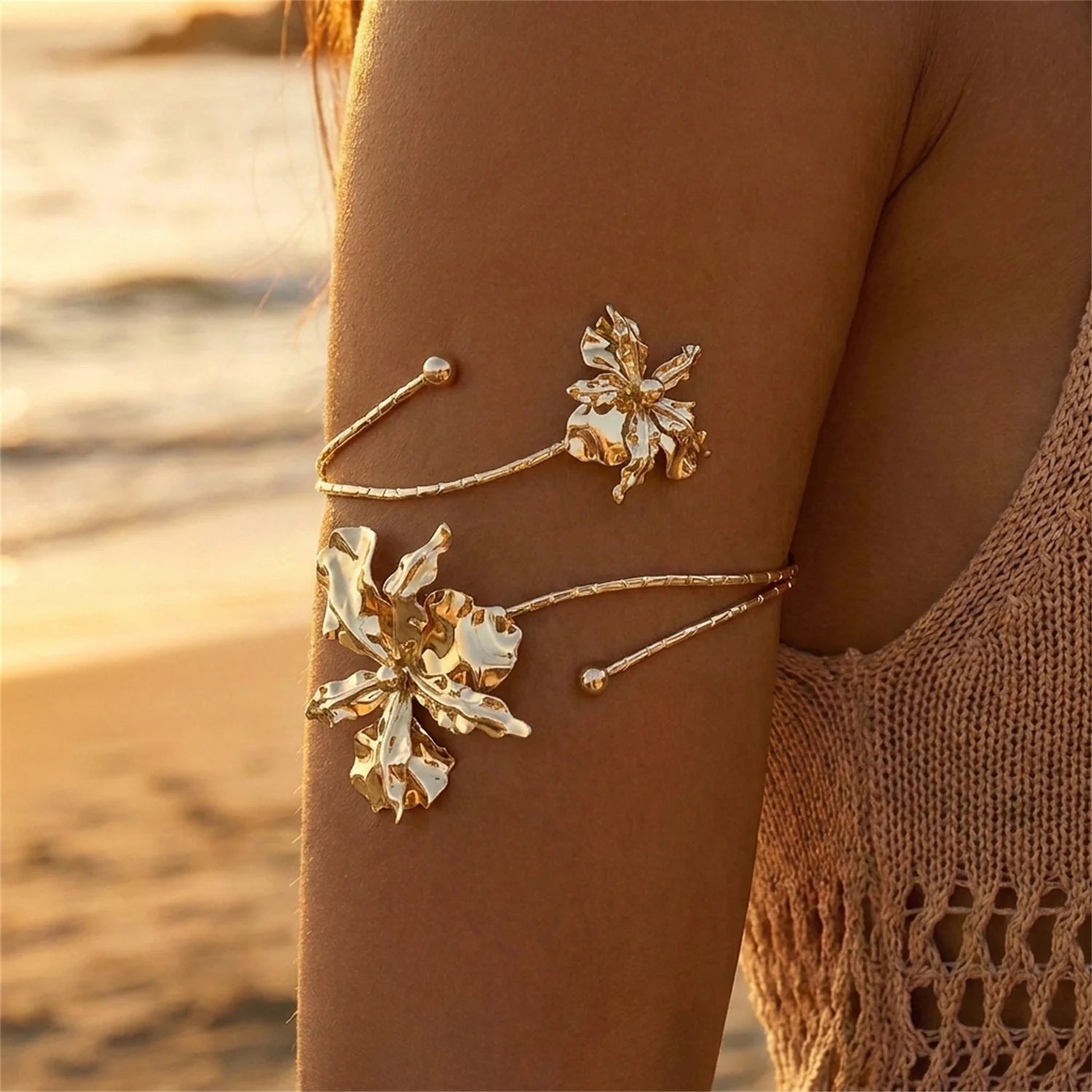 Boho Flower Armlet