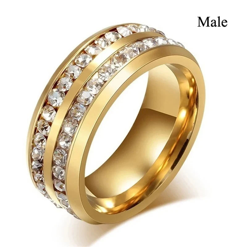 Couple Dragon Ring Set