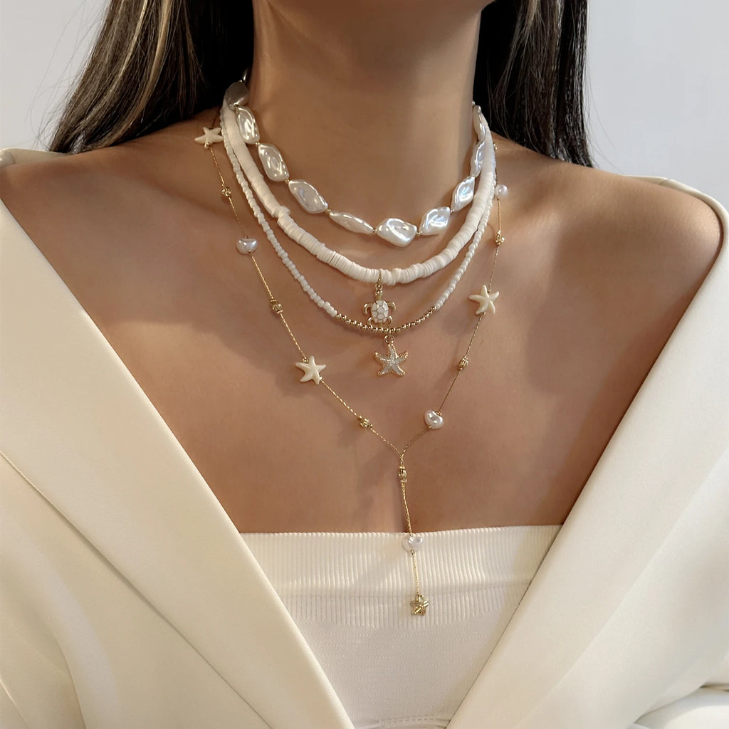 Boho Layered Necklace Set