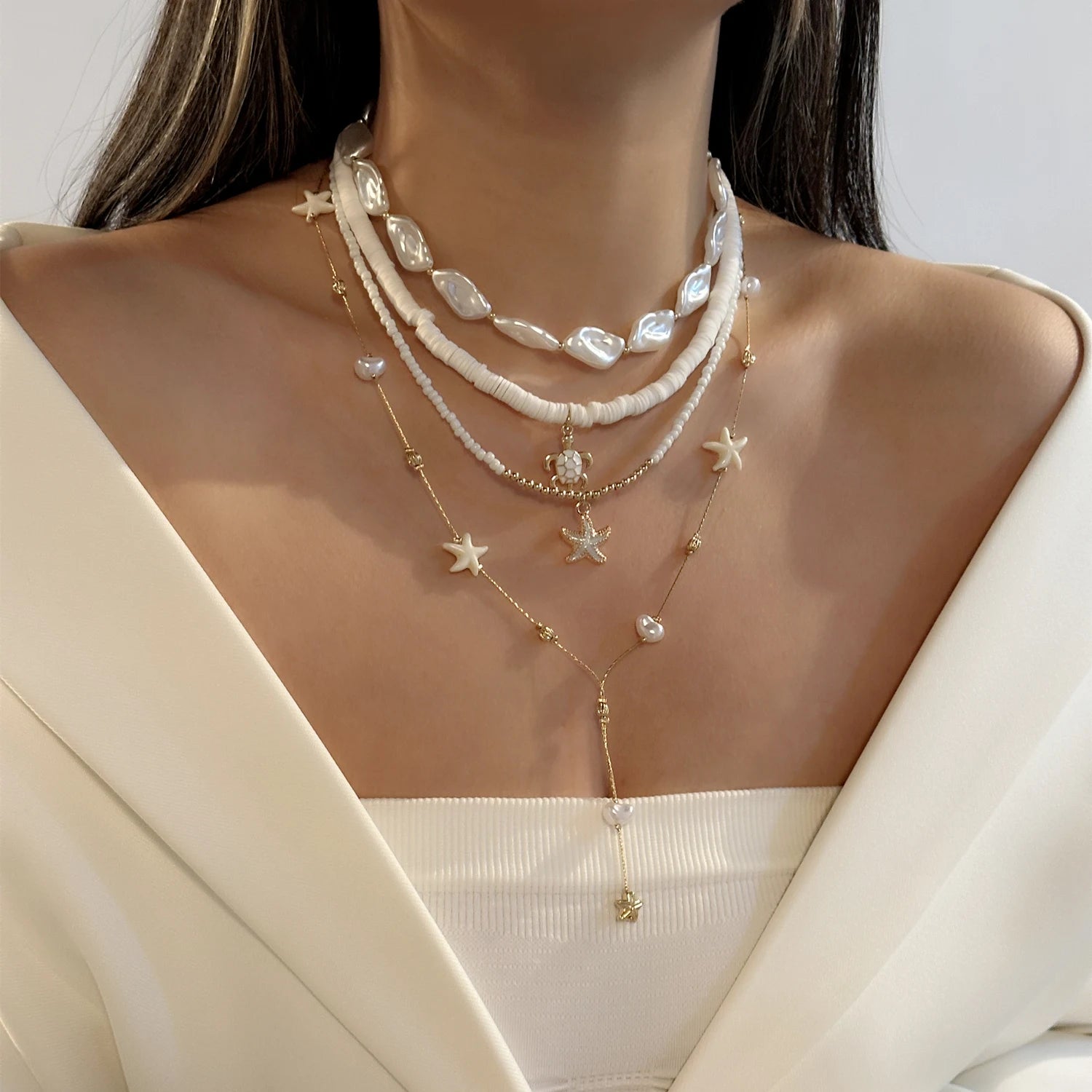 Boho Layered Necklace Set