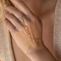 Gold Hand Chain Bracelet