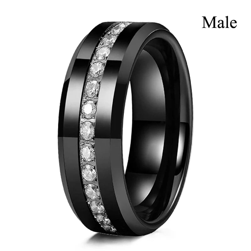 Couple Dragon Ring Set