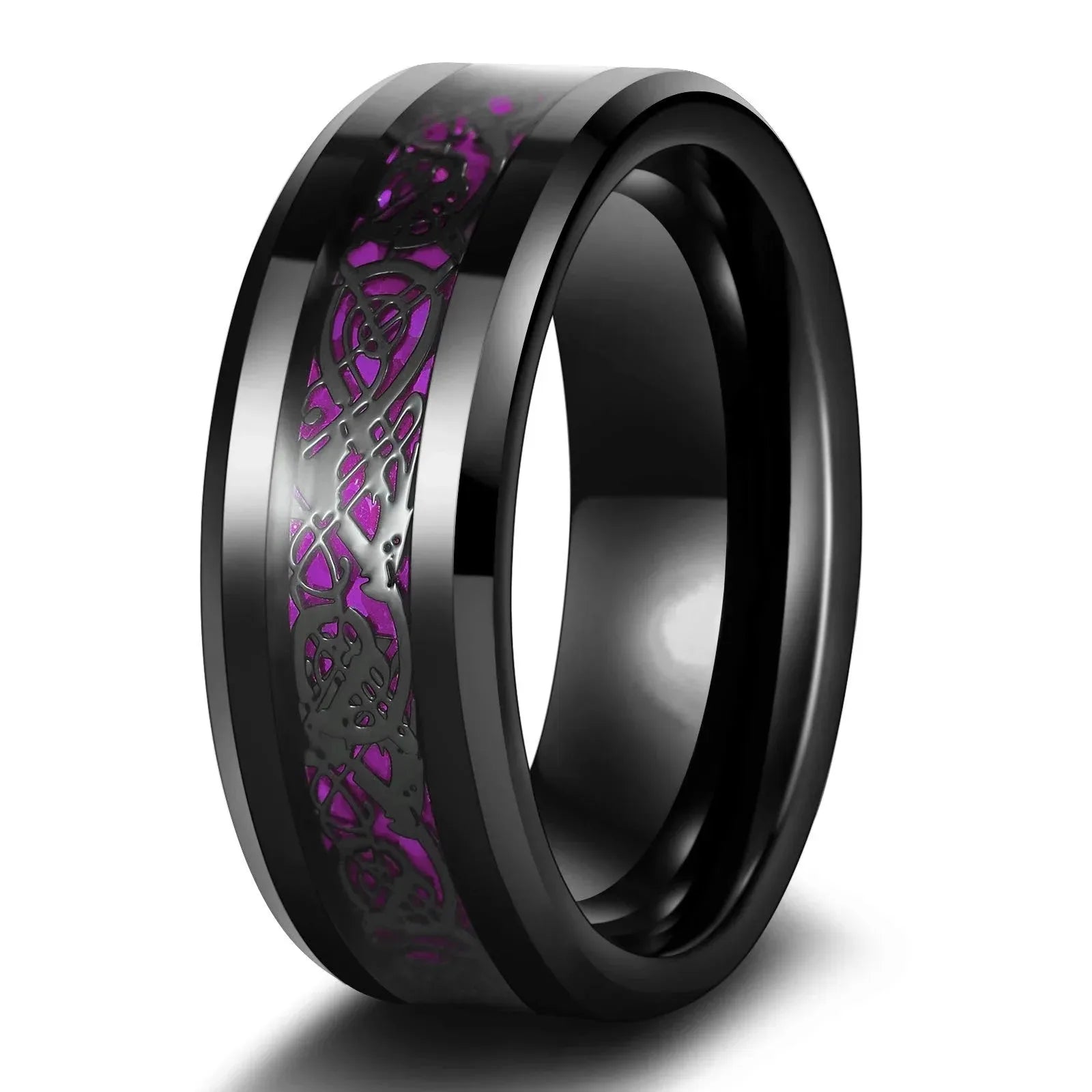 Couple Dragon Ring Set