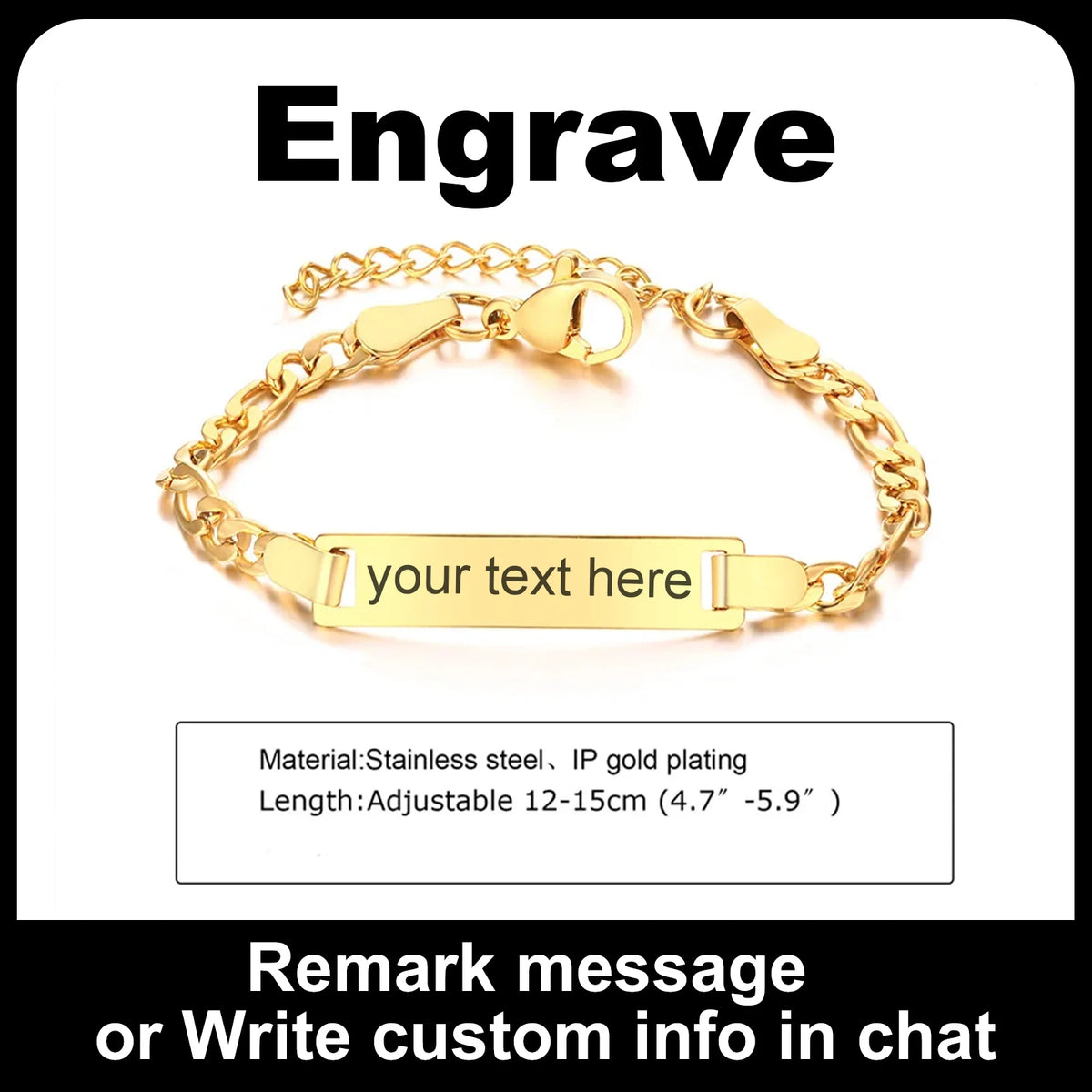 Custom Heart Name Bracelet