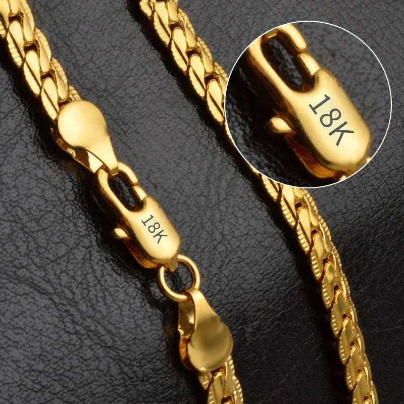 6mm Sideways Chain Necklace
