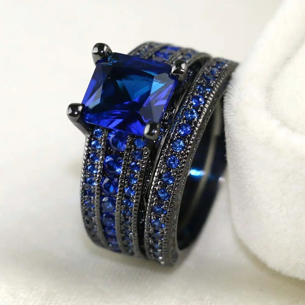 Couple Dragon Ring Set