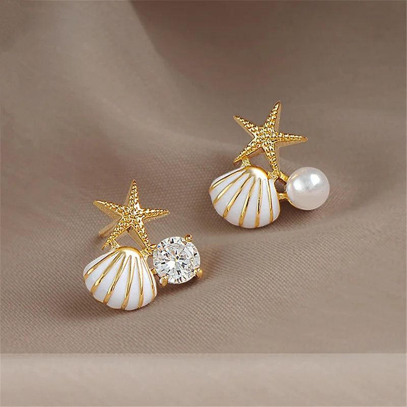 Pearl Star Bloom Earrings