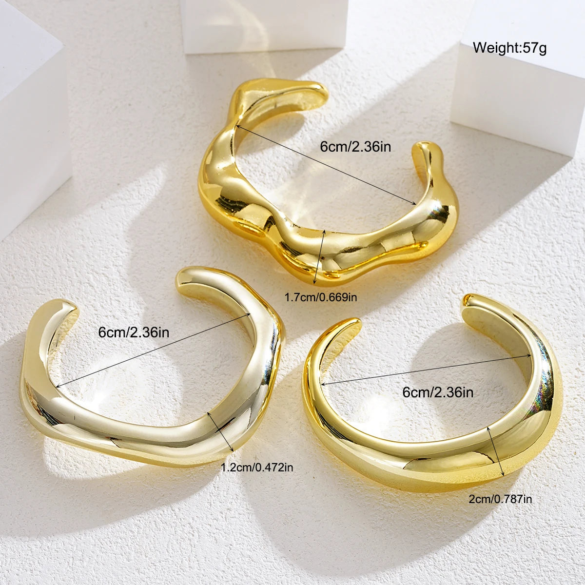 Vintage Cuff Bangle Set