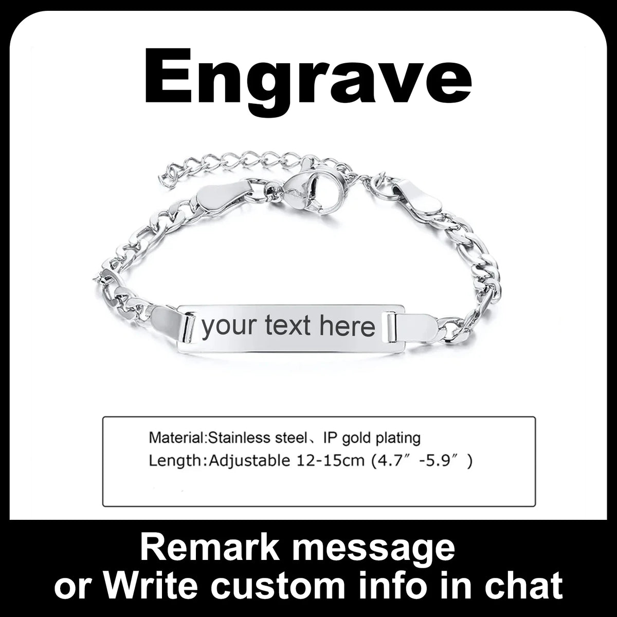 Custom Heart Name Bracelet