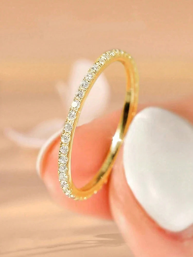 925 Silver Zircon Ring