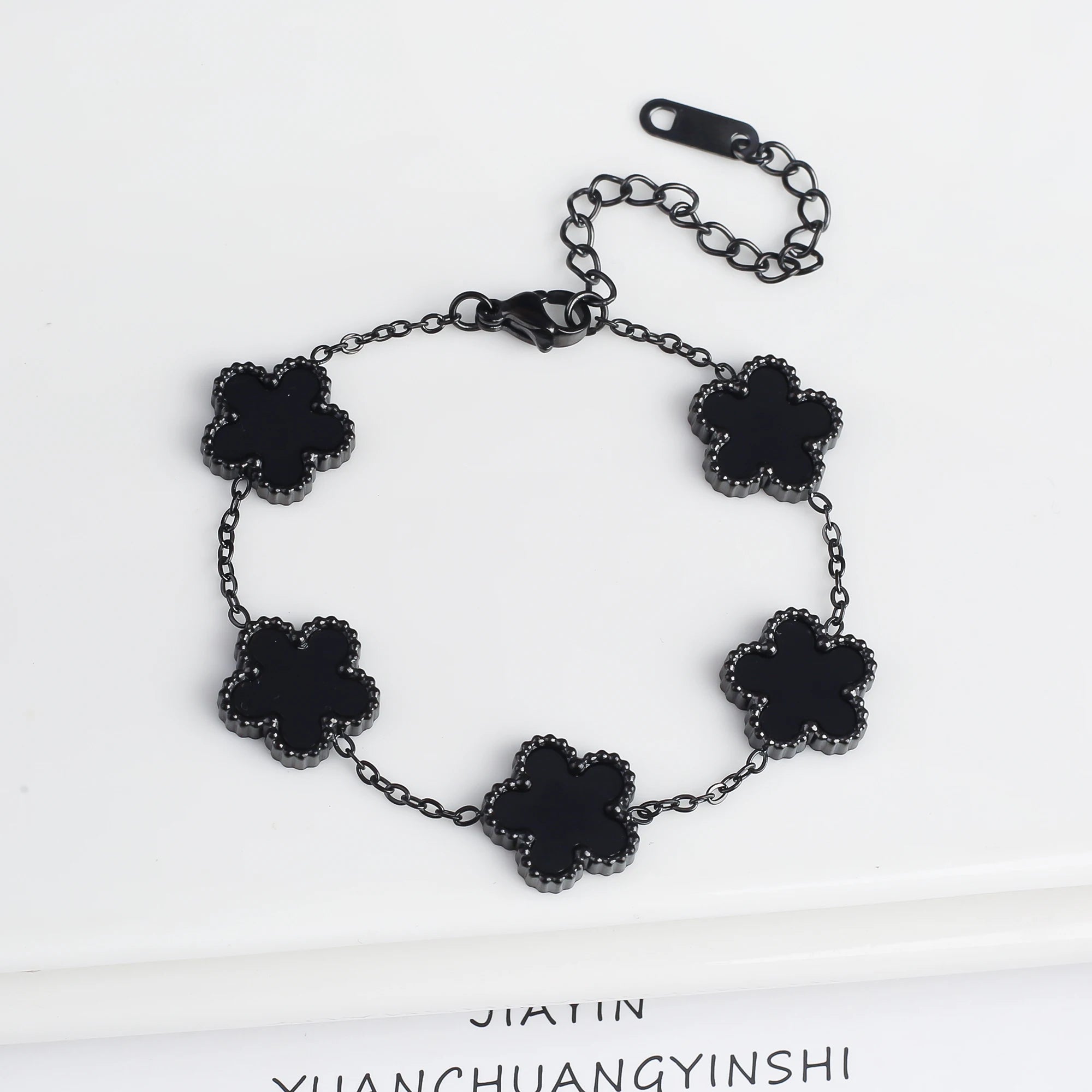Clover Flower Steel Bracelet