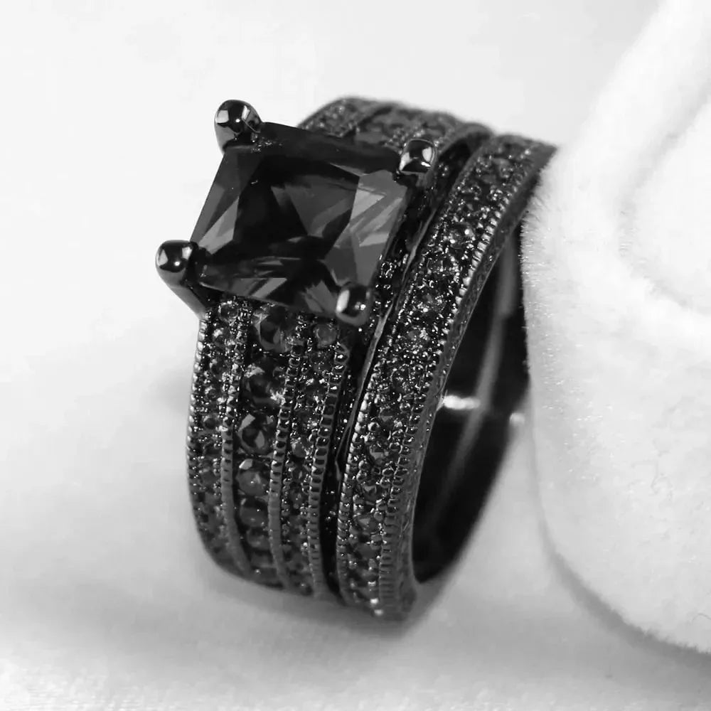 Couple Dragon Ring Set