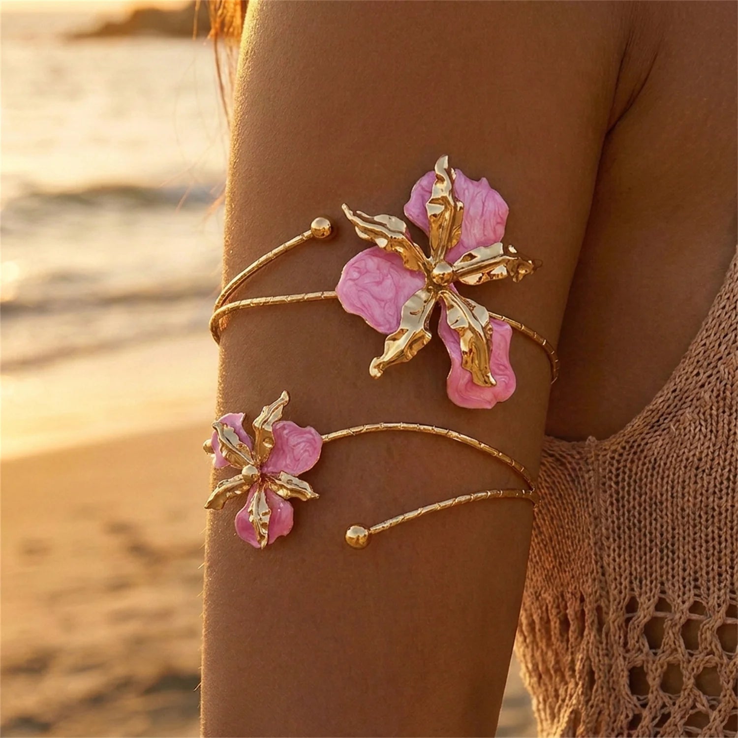 Boho Flower Armlet