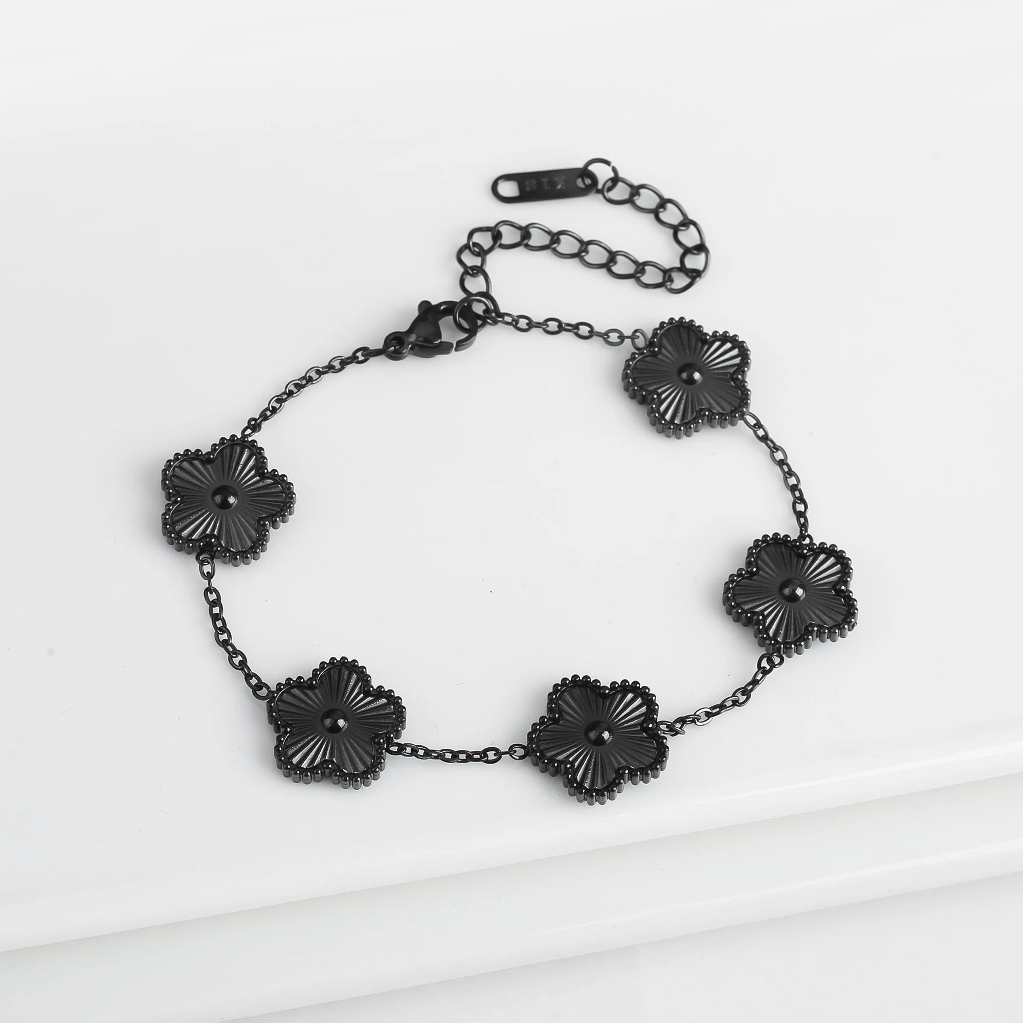 Clover Flower Steel Bracelet