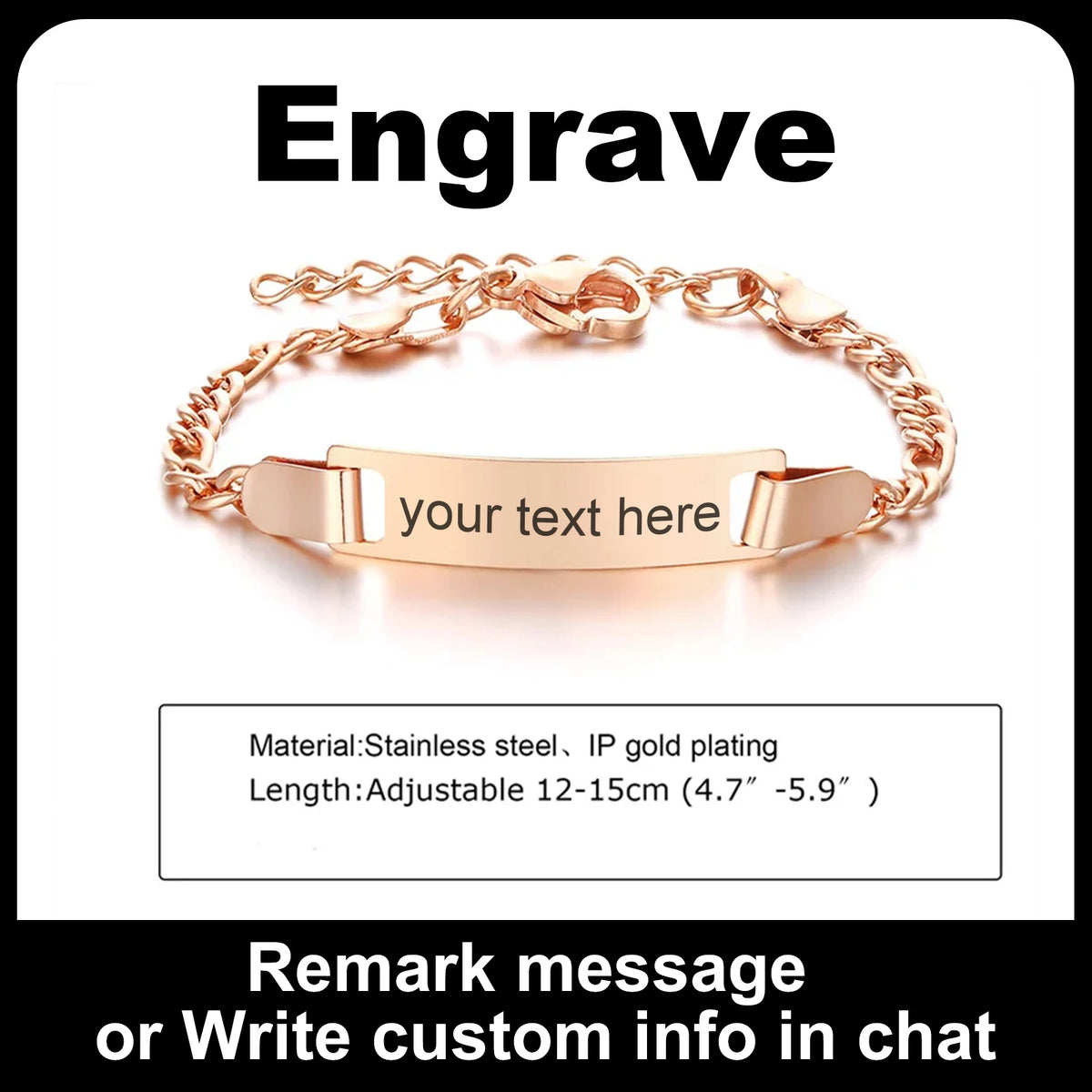 Custom Heart Name Bracelet